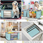 90L Large Storage Bags, 4 Pack Clothes Storage Bins Closet Organizers | Foldable Storage Containers, with Reinforced Handle, for Clothing, Blanket, Comforters, Bed Sheets, Pillows and Toys,Blue - Image 5