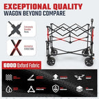 Sekey 400L Double-Decker Wagon, 500 lb Capacity, 50 in Extender - Image 5