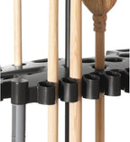 Rubbermaid Garage Tool Tower Rack Easy to Assemble Wheeled Organizes up to 40 Long-Handled Tools/Rakes/ Brooms/Shovles in Home/House/Outdoor/Shed Black - Image 2