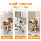 Oizeir Clear Two Tier Lazy Susan Organizer 2-Pack - Image 5