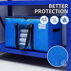 TAILI 4 Pack Blue Extra Large Moving Bags,Storage Bags with Visible Window - Image 5