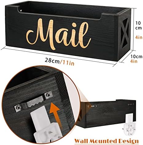 Wooden Mail Organizer Countertop - Image 3