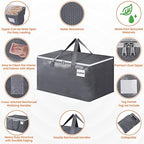 BlissTotes Large Moving Bags, Storage Bags, 76L-6 Pack - Image 3
