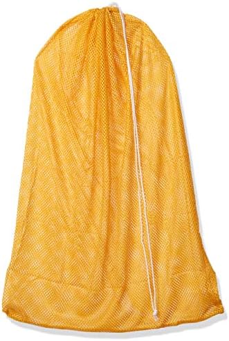 Champion Sports Mesh Equipment Bag – Heavy-Duty Nylon Drawstring Bag with Lock & ID Tag, Breathable Storage Sack for Balls, Swim Gear, Laundry & Toys, Multiple Sizes & Colors by ChampionSports