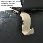 4-Pack Car Headrest Hooks Holds 55lbs Seat Storage Organizer for Bags - Image 5