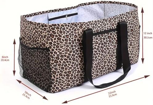 Extra Large Utility Tote Bag - Reusable Grocery Bags Foldable Heavy Duty - Image 4