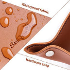 Leather Jewelry Valet Tray for Women and Man (2PCs Brown-B) - Image 3