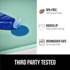 GORILLA GRIP Waterproof Silicone Under Sink Mat, Stay in Place, 46x22 Mint - Image 4