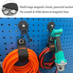 ULIBERMAGNET Heavy Duty Magnetic Garage Hooks,3 Pack Strong Large Magnet Hooks for Power Drill,Garden Tools,Hose,Pegboard,Garage, Workshop,Magnetic Storage Hook for Indoor Outdoor Hanging(Black) - Image 4