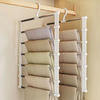 SEVEN LUCKY LIGHT 2Pcs Cloud Ladder Pants Hangers Space Saving for Closet by SEVENLUCKYLIGHT