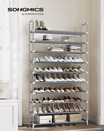SONGMICS Shoe Rack, 10-Tier Shoe Shelf, Shoe Storage Organizer - Image 2
