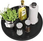 Lazy Susan Organizer, 13.2 Inch Non-Skid Bamboo Turntable by VeyFey