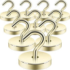 Neosmuk Magnetic Hooks Steel Tube Design for Cruise,130lb+ Gold,10 Pack by Neosmuk