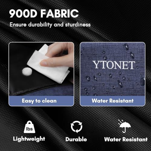 Ytonet Wearable Cleaning Caddy Bag, Large Cleaning Supplies Organizer, Blue - Image 4
