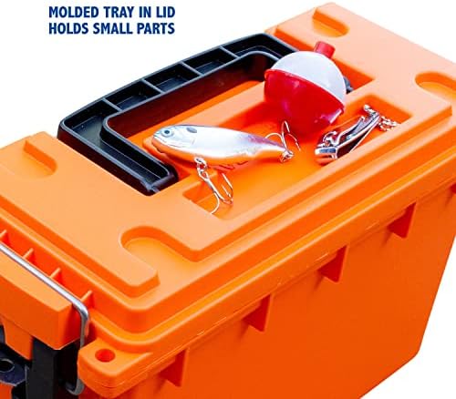 Sheffield 12680 Marine Storage Box, Dry Box Made in USA, Water Resistant Container for Boat and Dock Gear, Small Parts Organizer with Latch, Stackable - Image 6