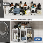 2 Pack Pull-Out Storage Organizers, Under Sink Organizer and Storage for Bathroom & Kitchen,Multi-Purpose Under Cabinet Organizers and storage Black - Image 5