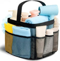 Mesh Shower Caddy Portable for College Dorm Room Essentials for Girls with 9 Pockets,Large-Capacity Shower Basket,Quick Dry Toiletry Tote Bag for Women,Outdoor Gym,Travel,Swim,Beach Camping Essentials by Unknown