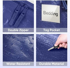 TICONN 4 Pack Extra Large Moving Bags Heavy Duty with Zippers & Carrying Handles, Durable Storage Bags Moving Boxes for Closet Organizers and Storage (4 Pack, Navy) - Image 6