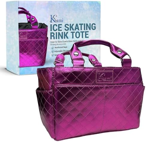 Kami-So Ice Skate Bag Tote | Skate Bag Organizer with Multi-purpose Pockets | Ideal for Water Bottle, Gloves & Accessories by Kami-SoIceSkatingApparel