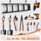 TONDA Garage Hooks, 20 Pack Wall Storage Hooks for Bike, Ladder and Tools - Image 2