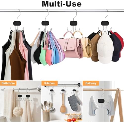 Belt Hanger for Closet Max 24 Belts, 1PCS Belt Organizer for Closet - Image 6