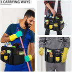 Compact Wearable Cleaning Supplie Bag with Handle Shoulder Straps - Image 6