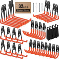32-Pack Heavy Duty Wall Mount Garage Hooks by Unknown