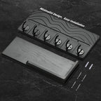 Key Holder Wall Decor, 11.8" Solid Ash Wood Entryway Organizer - Image 3