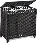 Laundry Hamper with 3 Removable Liner Bags, 132L Laundry Sorter with Lid by Hermina