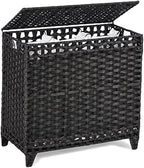 Laundry Hamper with 3 Removable Liner Bags, 132L Laundry Sorter with Lid by Hermina