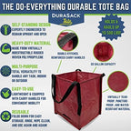 DURASACK Heavy Duty Storage Tote Bag 22-Gallon, Multicolored, Pack of 4 - Image 2