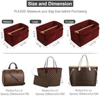 OMYSTYLE Purse Organizer Insert, Felt Tote Bag Organizer Insert with 5 Sizes, Handbag Dividers for Inside Purse, Compatible with Longchamp, Neverful, Speedy and More - Image 2