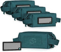 Savior Equipment Loose Sacs 4-Pack Tactical Ammo Pouch Firearm Ammunition Carrier Bag, ID Patches Included, Rifle Carbine Pistol Revolver Ammos Case Shooting Range Gear by SaviorEquipment