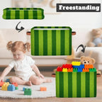 Grass Storage Basket Toy Storage Bins Collapsible Cube Organizer - Image 3