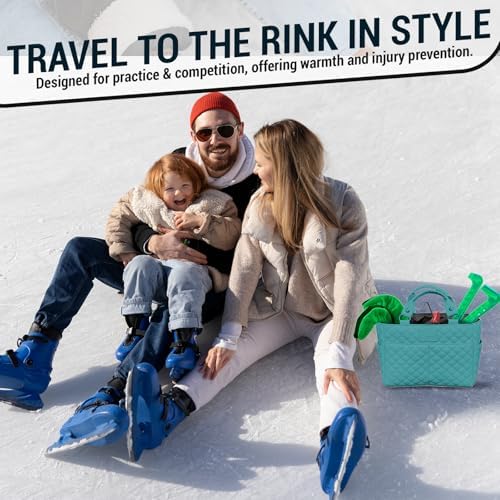 Kami-So Ice Skate Bag Tote | Skate Bag Organizer with Multi-purpose Pockets | Ideal for Water Bottle, Gloves & Accessories - Image 7