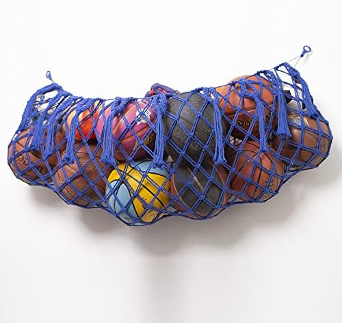 Sports Ball Storage Net Hammock for Garage Hanging Basket Organizer Net for Basketballs, Volleyballs Soccer Storage Rack Sport Equipment Organizer Storage Mesh - Image 3
