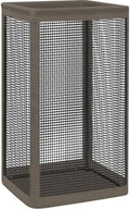 STORAGE MANIAC Mesh Laundry Hamper, 23.7 Gal. Tall Laundry Basket for Airflow, Strong Metal Dirty Clothes Hamper for College Dorm, Bedroom, Bathroom, Clothes Bin, Black & Coffee by STORAGEMANIAC