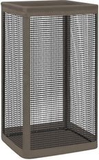 STORAGE MANIAC Mesh Laundry Hamper, 23.7 Gal. Tall Laundry Basket for Airflow, Strong Metal Dirty Clothes Hamper for College Dorm, Bedroom, Bathroom, Clothes Bin, Black & Coffee by STORAGEMANIAC