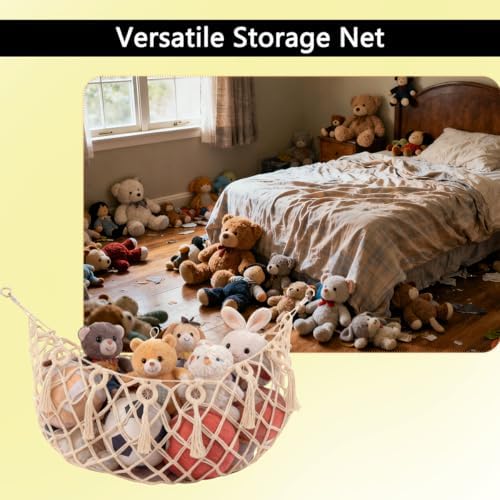 Sports Ball Storage Net，Sport Equipment Storage Hanging Hammock，Organizer Net for Basketball,Volleyball,Football - Image 6