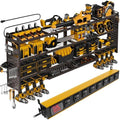 XLarge 64''W Power Tool Organizer Wall Mount, Charging Station, 4-Tier by STURDIFLOW