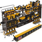 XLarge 64''W Power Tool Organizer Wall Mount, Charging Station, 4-Tier by STURDIFLOW