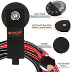 MUTUACTOR Magnetic Hooks,2packs Super Strong Magnets Hooks Heavy Duty for Hanging,Anti-Slip Rubber Coated Magnets Large Capability Cable for Garden Hoses Ropes Cordless Drills and RVs (Dia3.46'') - Image 3