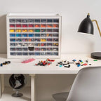 IRIS USA 64-Drawer Screw Organizer, Hardware Storage, Made in USA, White - Image 5