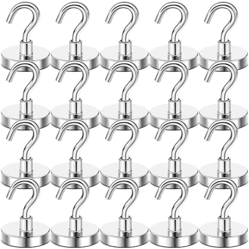 DIYMAG Magnetic Hooks 20pcs 120lbs Cruise Essentials 2026 Magnet Hook by DIYMAG