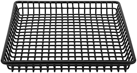 G.E.T. 9" Black Square Wire Metal Basket for Pantry, Storage and More by Unknown