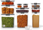 Rubbermaid Brilliance Pantry 10 Piece Set, Clear and Airtight Food and Pantry Storage Containers by Unknown