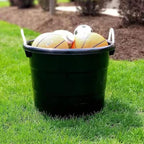 HOMZ Utility Tub, Storage Bucket with Rope Handles, 18 Gal, Black, 2 Pack - Image 2