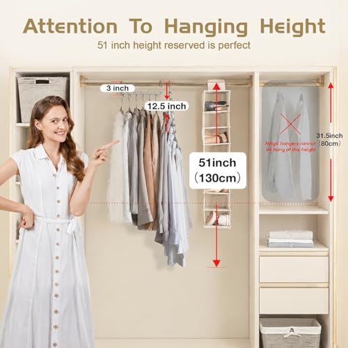 HOUSE DAY 20 Pack Space Saving Hangers for Clothes, Metal Magic Hanger | Heavy Duty Hanger Organizer 30 Lbs Capacity, Sturdy Multi Hangers, Closet Space Saver Closet Organizers and Storage Dorm Room - Image 4