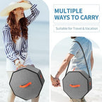 kushon Hat Storage Box for Women & Men, Hardboard Support Cowboy Hat Boxes with 1 Door Hook Hat Organizer for Travel(Grey) - Image 6