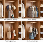 2pcs Purse Hangers for Closet with 20 Hooks Display Rack, Purse Organizer - Image 4